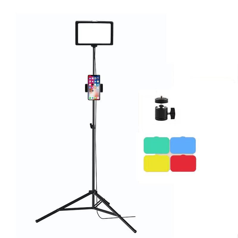 V562-5020204240DBT-202503061840-00 6 Three-colour Temperature Flat-panel Live Fill Light - 0.5m Bracket - Image 1