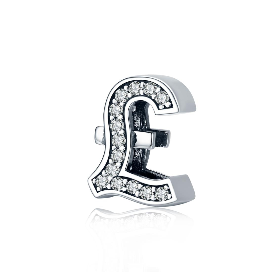 V562-505600ADE-202504111540-00 925 Sterling Silver Currency Symbol Pendant For Diy Bracelets And Necklaces - Image 1