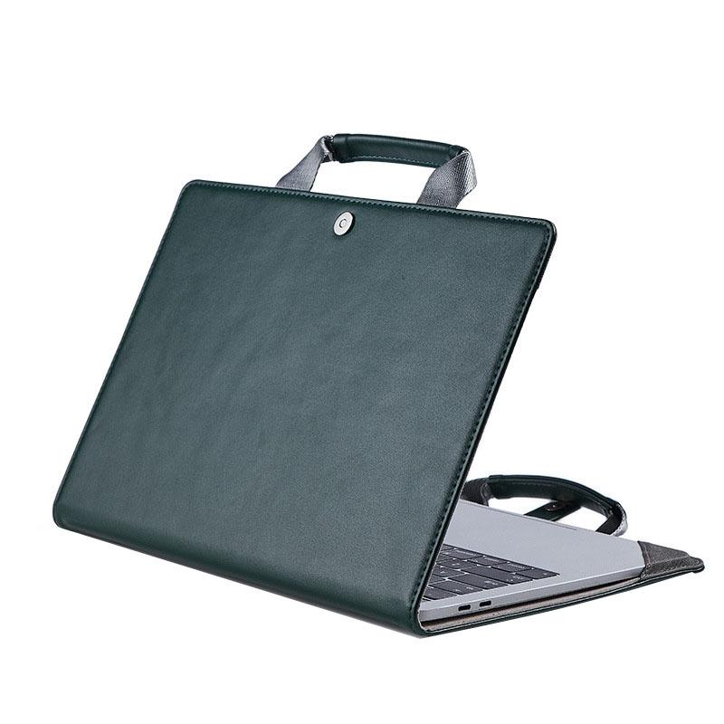V562-5076072060DBT-202504251552-00 15.4 Inch Macbook Pro Protective Tote Bag - Dark Green - Image 1