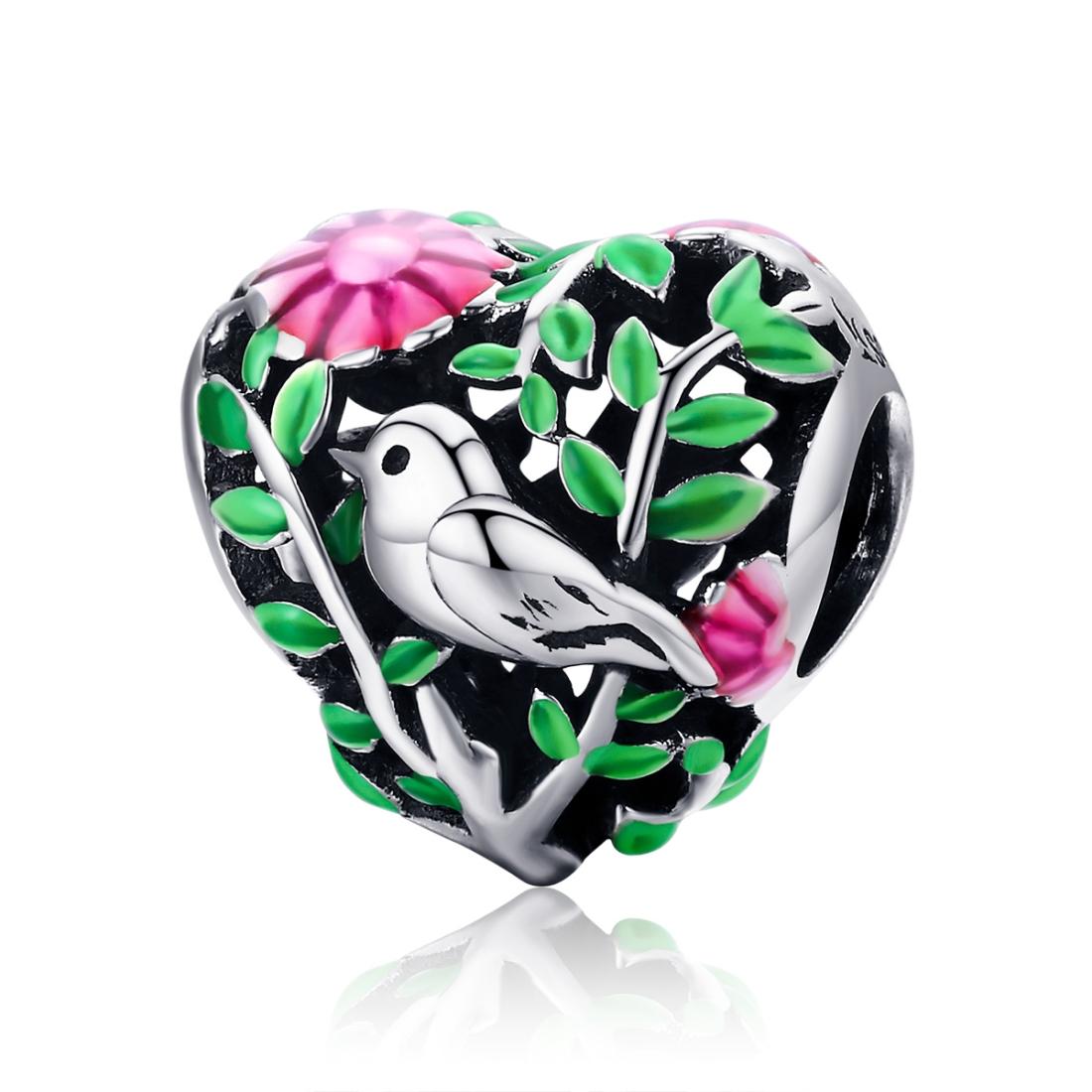 V562-50776240DBT-202504111746-00 925 Sterling Silver Bird Charm Bead For Bracelets & Necklaces - Image 1