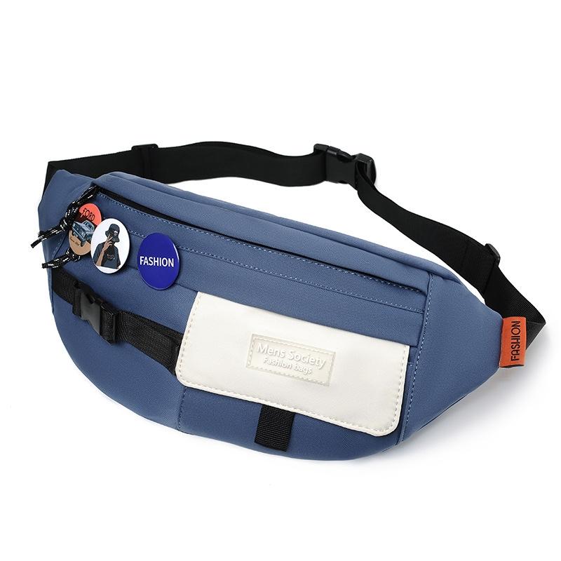 V562-5088073060DBT-202504251745-00 Chest Shoulder Messenger Bag Badge - Blue + Badge - Image 1