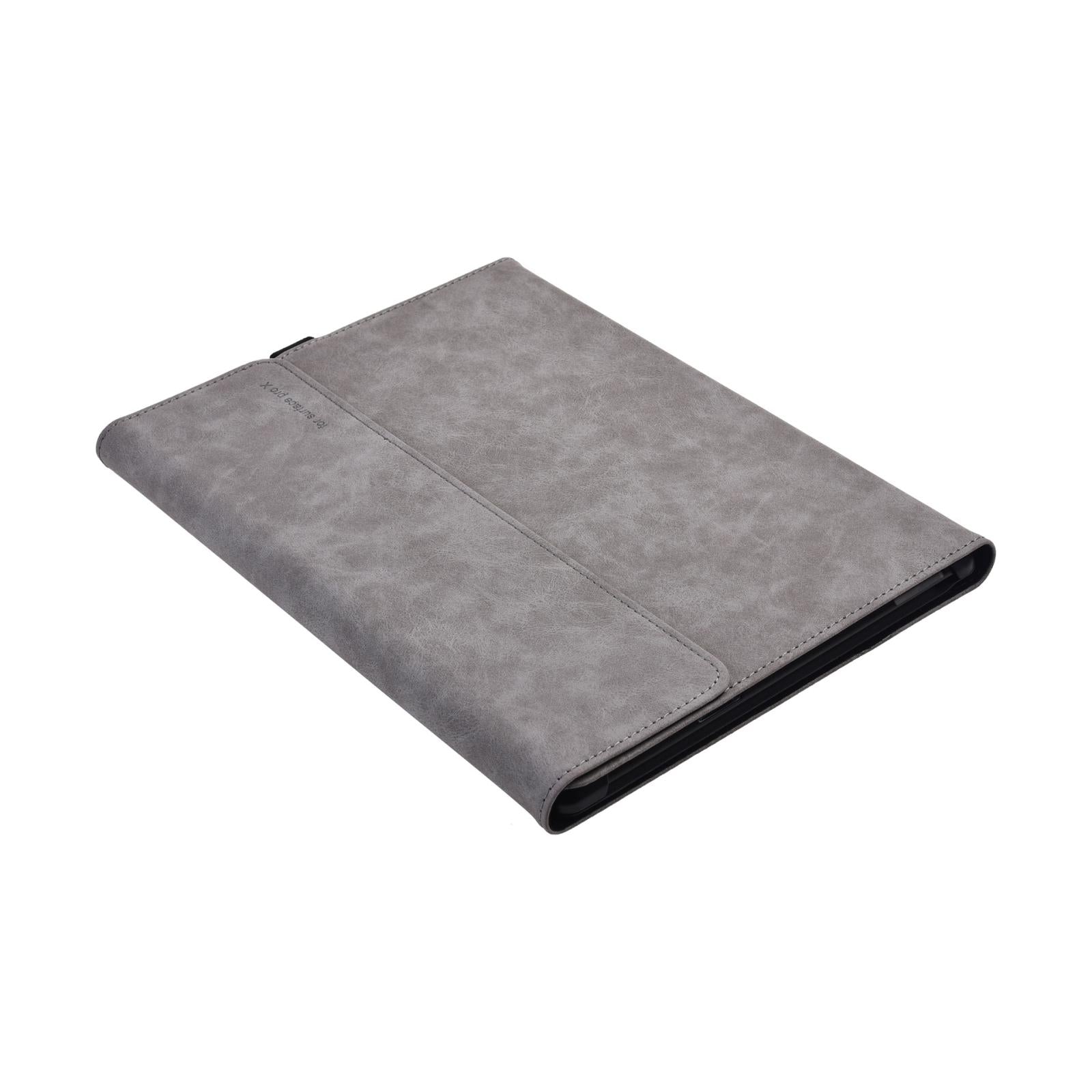 V562-5091191060DBT-202504291927-00 Light Gray Leather Tablet Case For Microsoft Surface Pro X - 13 Inch - Image 1