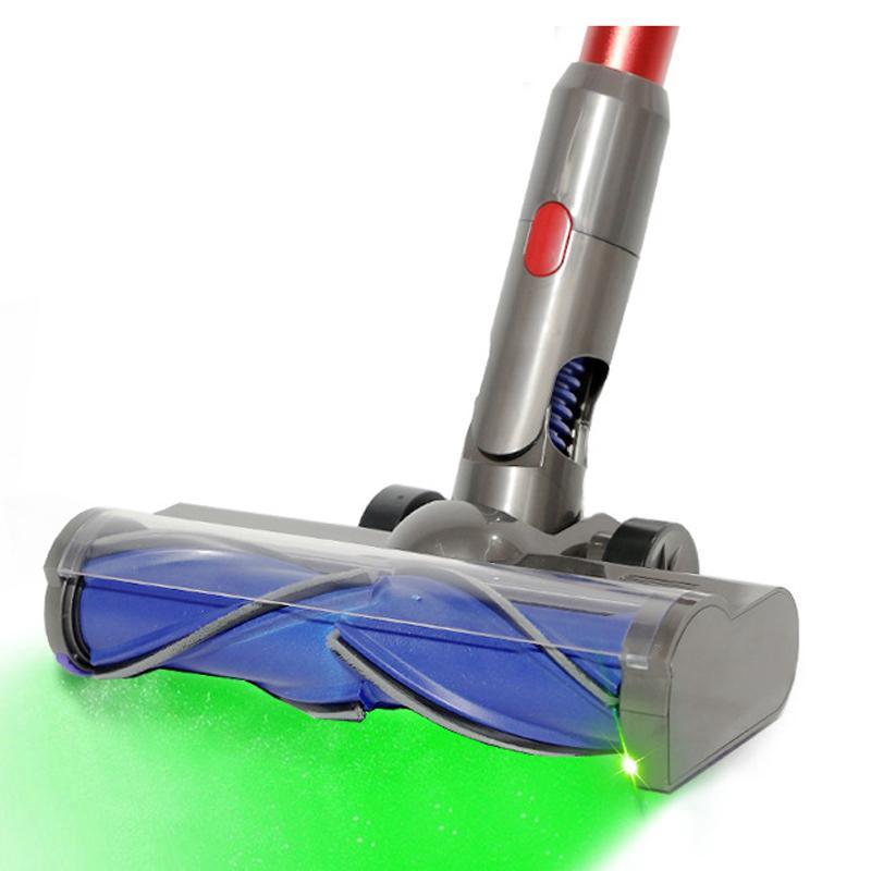 V562-52265060DBT-202503201805-00 Anti Entanglement Brush Head For V7 / V8 / V10 / V11 / V15 Vacuums Green Light - Image 1