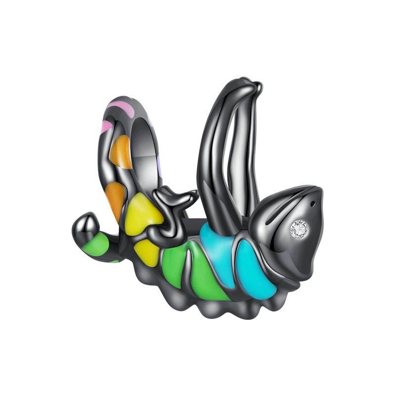 V562-53492060DBT-202504112020-00 925 Sterling Silver Chameleon Beads For Diy Bracelets - Image 1