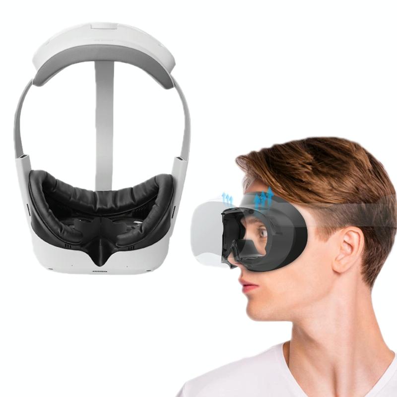 V562-5557350DBT-202503031323-00 Blackout Sweat Face Cover with Magnetic Closure - Pico 4 Sponge Leather - Image 1