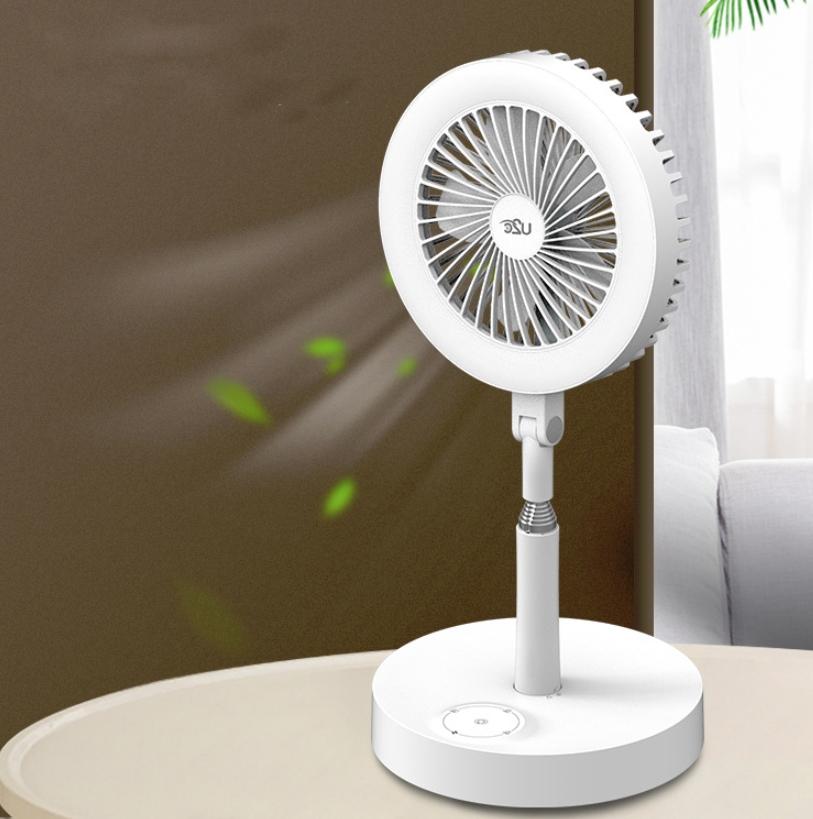 V562-5628840DBT-202502211935-00 Multi-function Rechargeable Fan Lamp with Telescopic Bracket - Image 1