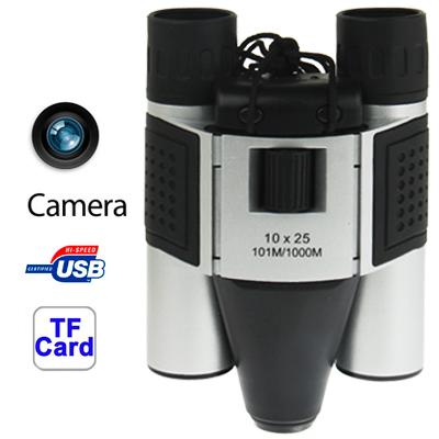 V562-5720-GO-S-226215-00 5-in-1 Binocular Camera with Video Digital Pc Cam and Tf Card Reader - 10x25mm 101m / 1000m Field of View - Compact Size - Image 1