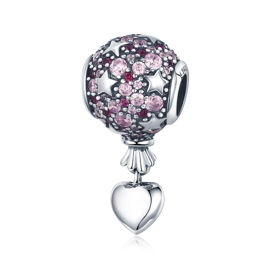 V562-584600ADE-202504111526-00 925 Sterling Silver Diy Confession Balloon Pendant For Bracelet Or Necklace - Image 1