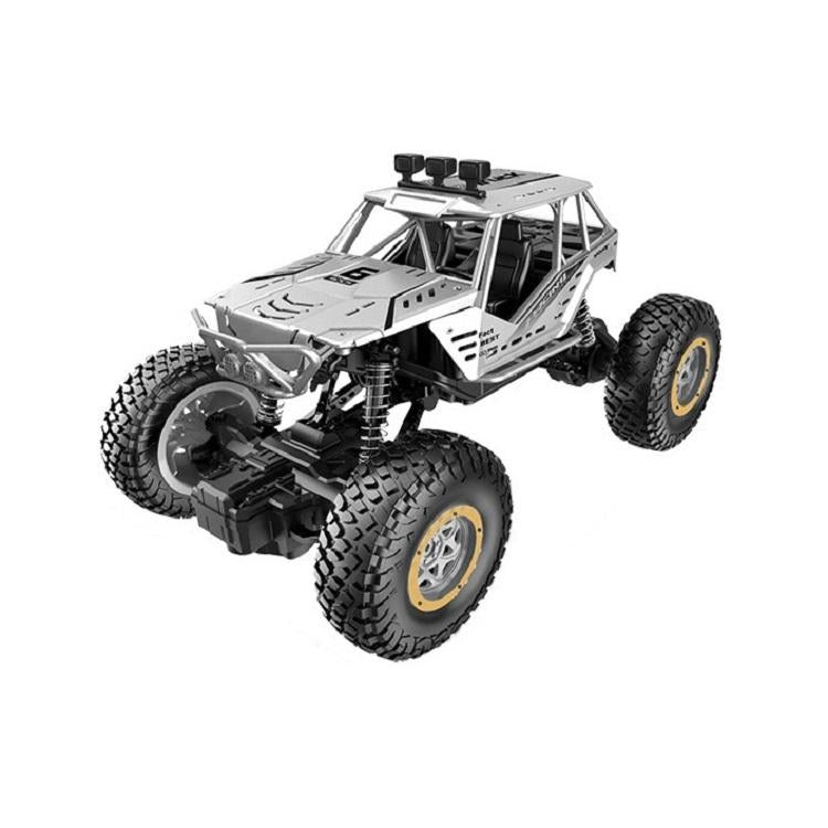 V562-6014591060DBT-202505231735-00 Large Alloy Off-road Rc Car for Kids - Silver - Image 1