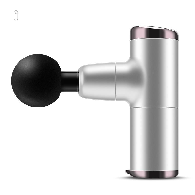 V562-6016719450DBT-202503062120-00 Electric Shock Muscle Massage Gun - Silver Pocket - Image 1