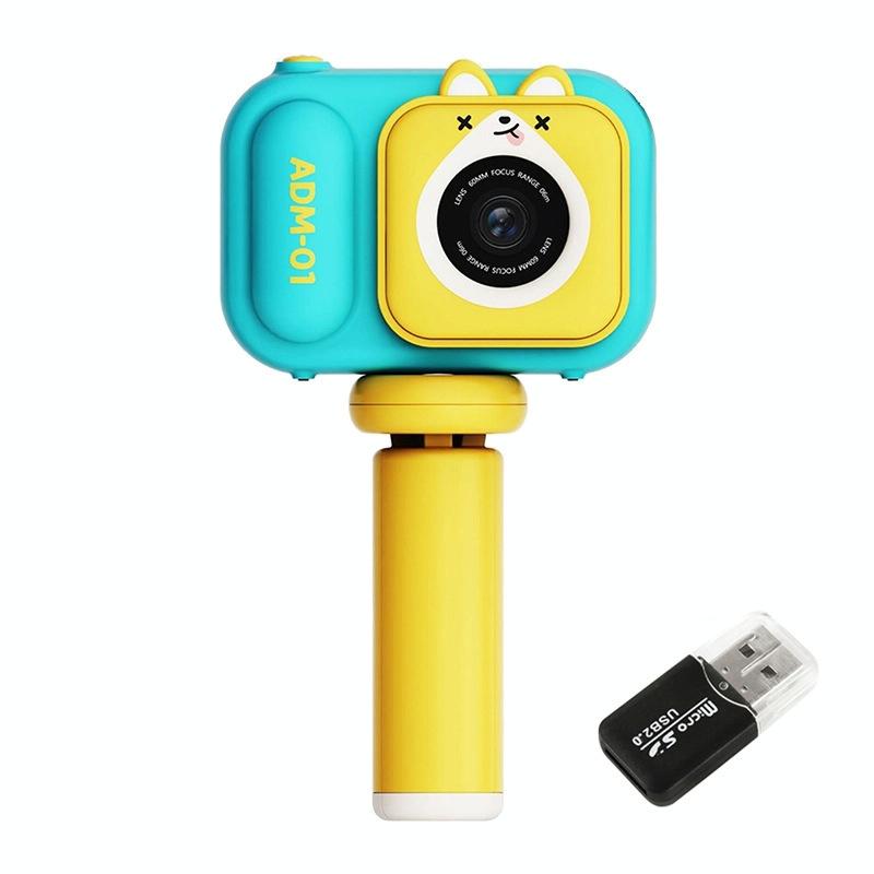 V562-6069994060DBT-202502241535-00 48Mp Dual Lens Kids Digital Camera With 2.4 Ips Screen And 32Gb Tf Card - Blue Fox - With 64G Tf Card Blue Fox - Image 1