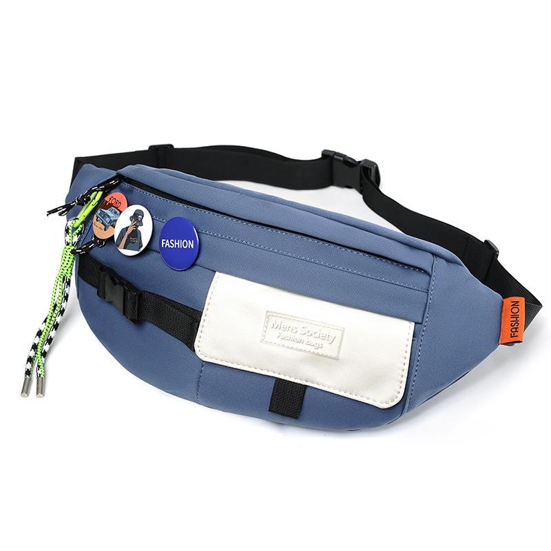 V562-6088073060DBT-202504251745-00 Chest Shoulder Messenger Bag Badge - Blue + Badge + Lanyard - Image 1