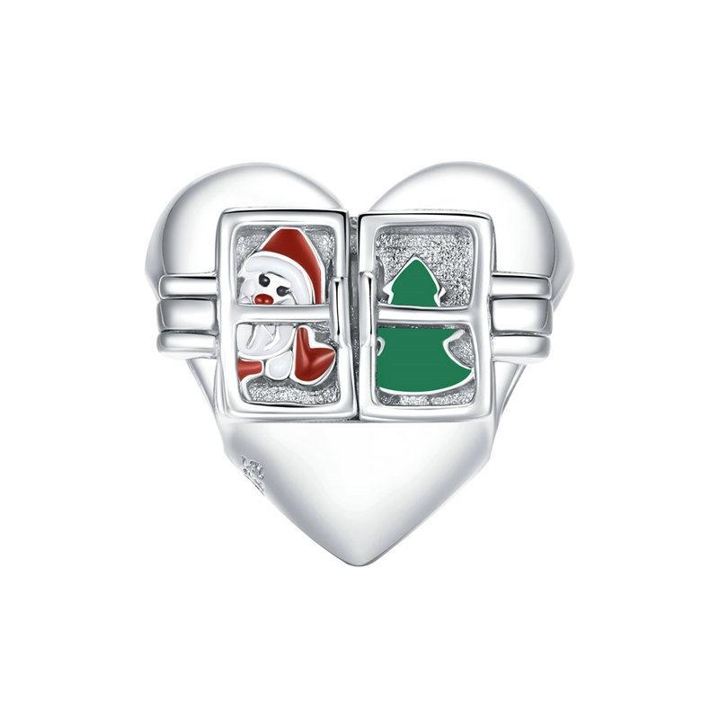 V562-6165403060DBT-202504111821-00 925 Sterling Silver Christmas Bead For Diy Accessories - Image 1