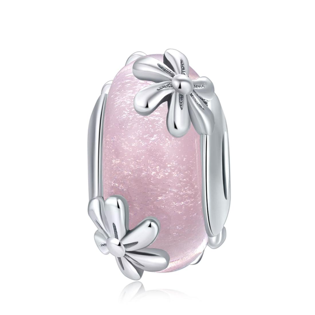 V562-654600ADE-202504111747-00 925 Sterling Silver Spring Flower Beads For Diy Bracelets & Necklaces - Image 1