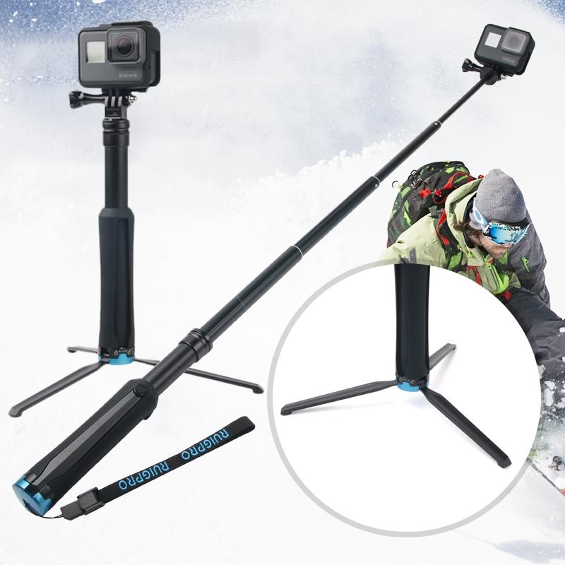 V562-6950ACD-202502212230-00 Foldable Tripod Selfie Stick for Action Cameras - 23.5-81cm Length - Image 1