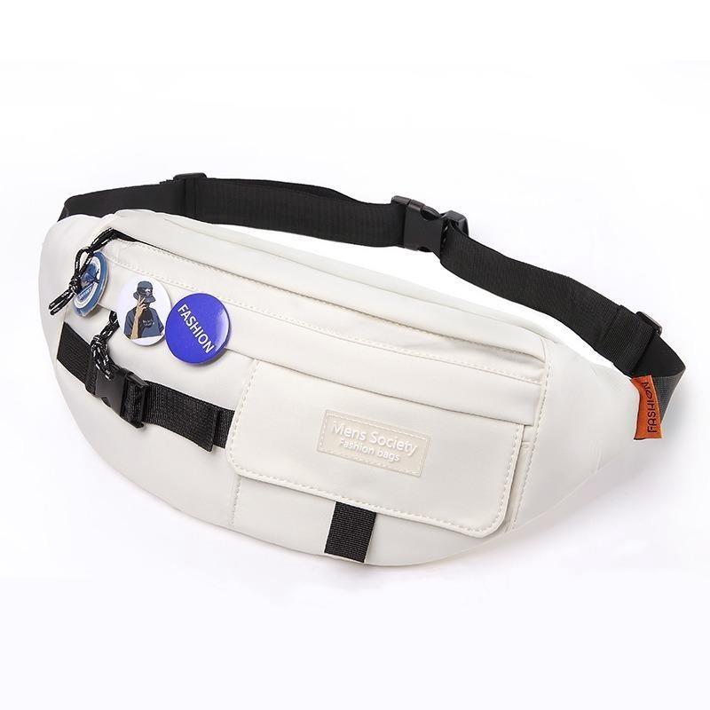 V562-7088073060DBT-202504251745-00 Chest Shoulder Messenger Bag Badge - White + Badge - Image 1