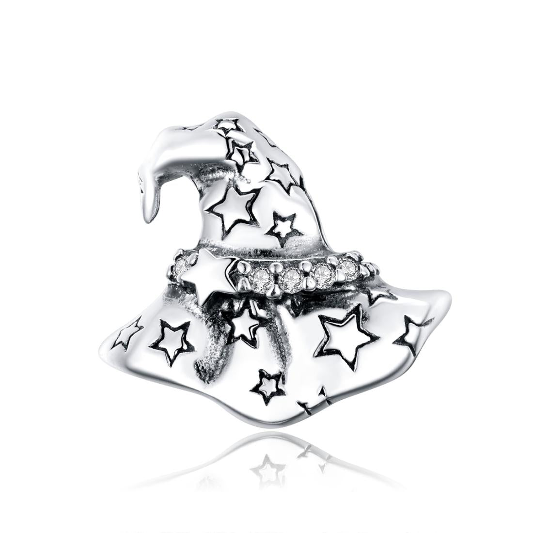 V562-742700ADE-202504111641-00 925 Sterling Silver Witch Hat Beads For Diy Bracelets & Necklaces - Image 1