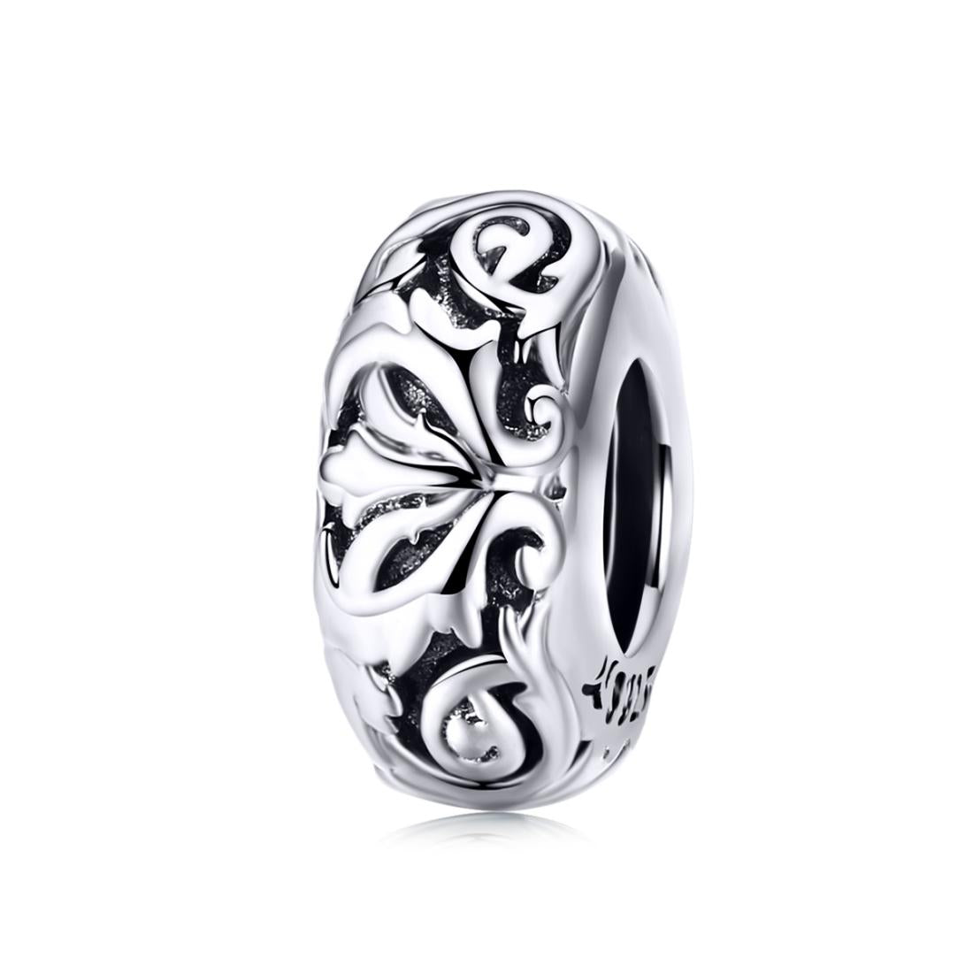 V562-77486240DBT-202504111911-00 925 Sterling Silver Flower Beads Bracelet Hollow Pattern - Image 1