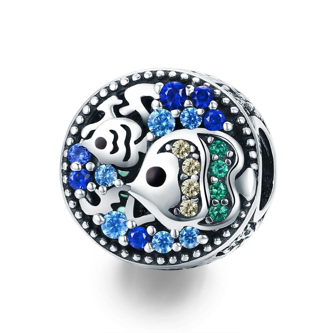 V562-81686240DBT-202504111747-00 925 Sterling Silver Colorful Fish Oil Beads For Diy Bracelets - Image 1