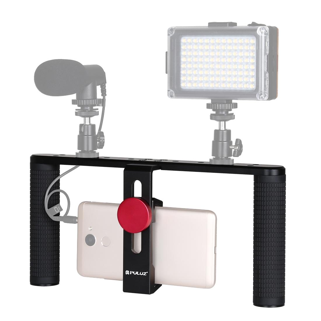 V562-8203UP-202502212240-00 Smartphone Video Rig For Vlogging And Filmmaking - Stabilizer For Iphone Galaxy Huawei Xiaomi Htc Lg Google And More - Image 1