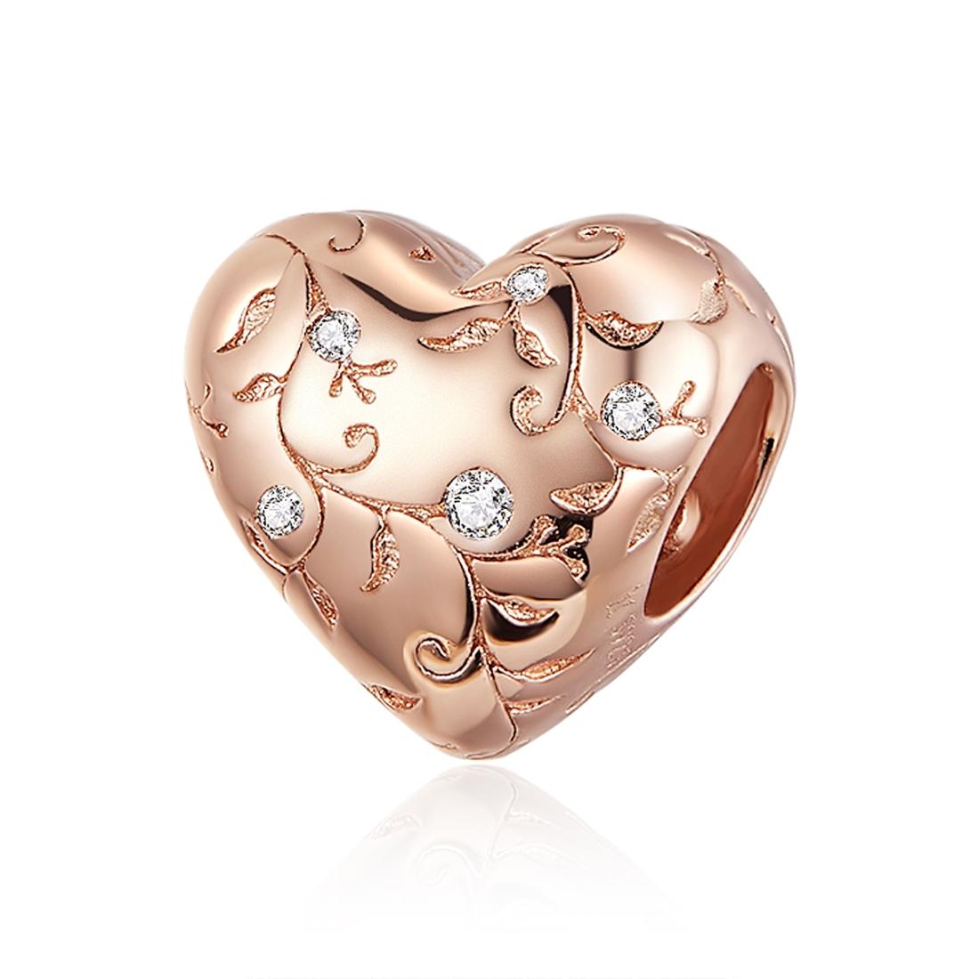 V562-85386240DBT-202504111927-00 925 Sterling Silver Retro Rose Gold Beaded Bracelet Accessory - Image 1