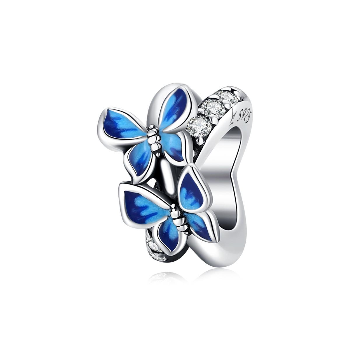 V562-8632100ADE-202504111717-00 925 Sterling Silver Butterfly Beads For Diy Bracelets & Necklaces - Image 1