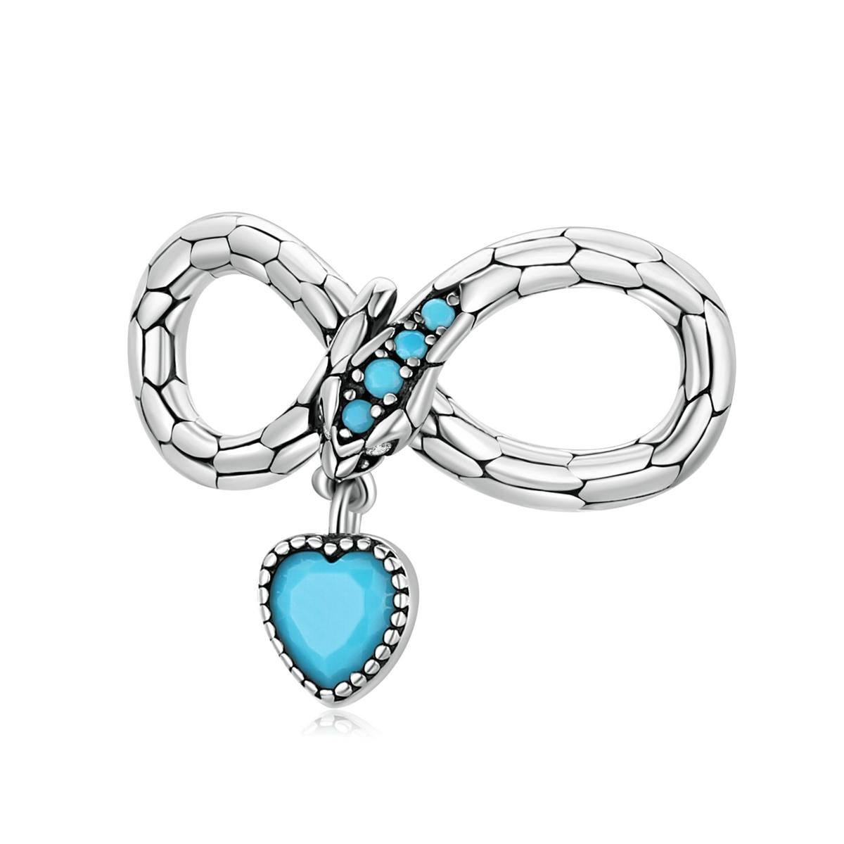 V562-8641200ADE-202504111532-00 925 Sterling Silver Snake Love Beads For Diy Bracelets & Necklaces - Image 1