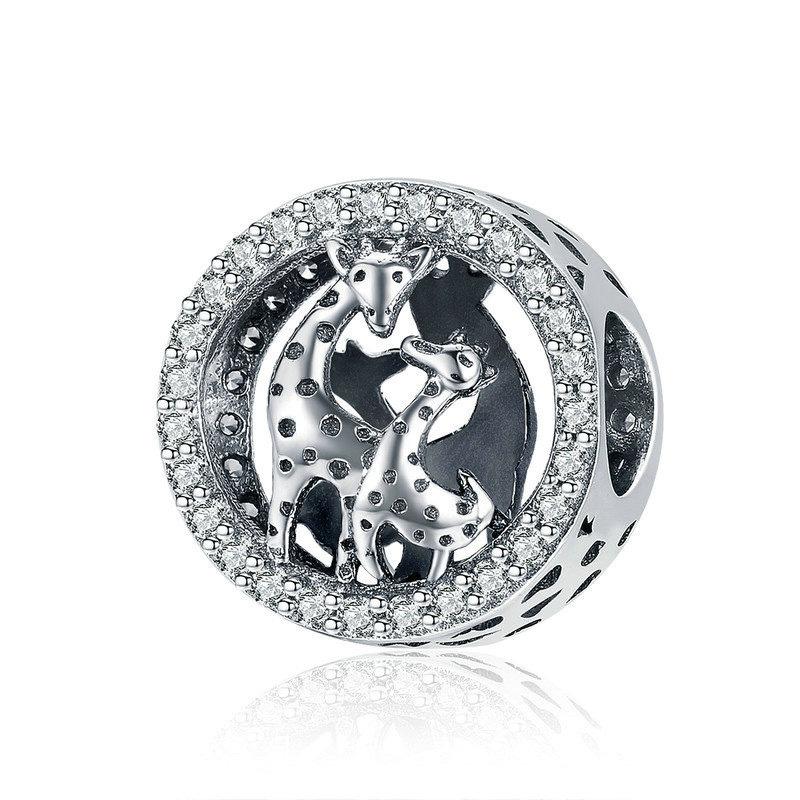 V562-87582060DBT-202504111752-00 925 Sterling Silver Giraffe Bead Bracelet Accessory - Image 1