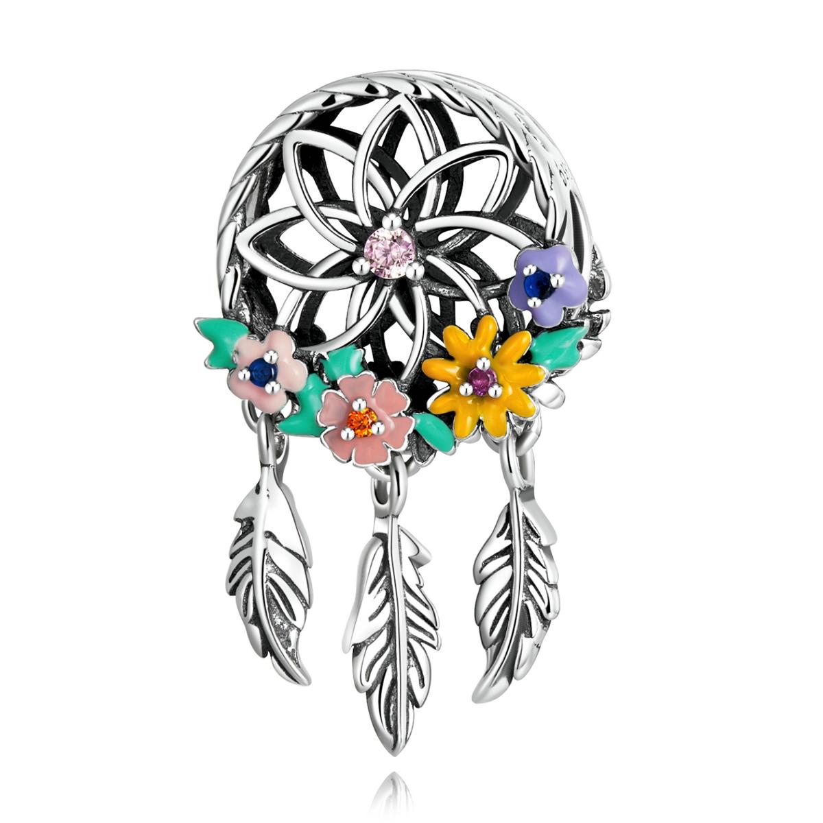 V562-9019200ADE-202504111652-00 925 Sterling Silver Dream Catcher Bracelet / Necklace Beads - Image 1