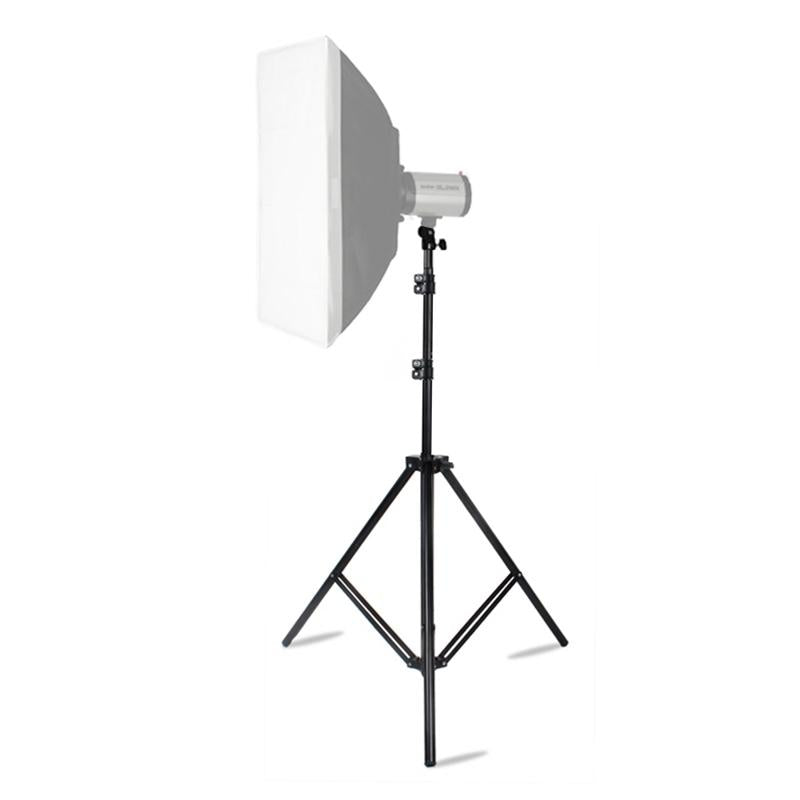 V562-9051-PLD-S-202502212035-00 Professional Aluminum Lighting Stand For Studio Flash - 68-200Cm Height Black - Image 1