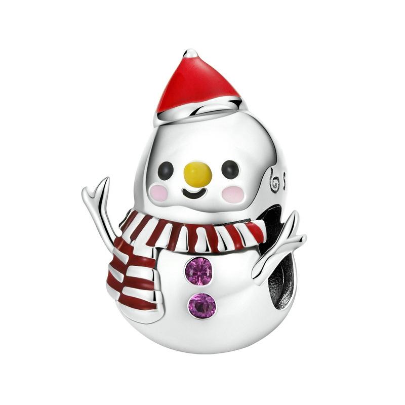 V562-9065403060DBT-202504112036-00 925 Sterling Silver Christmas Bead For Diy Accessories - Image 1