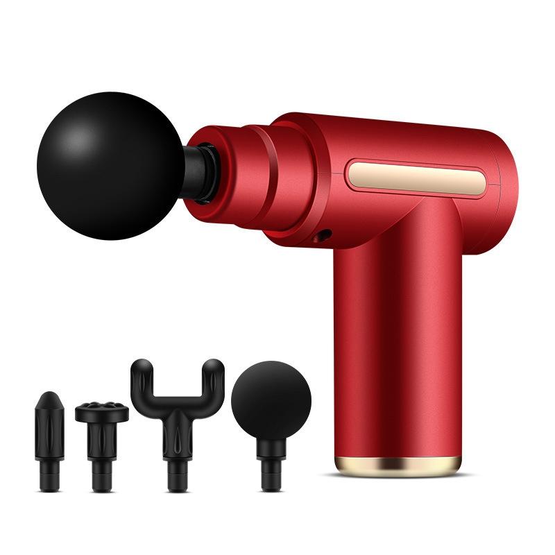 V562-9116719450DBT-202502212120-00 Electric Shock Muscle Massage Gun - Mini Red Fascia Pocket - Image 1