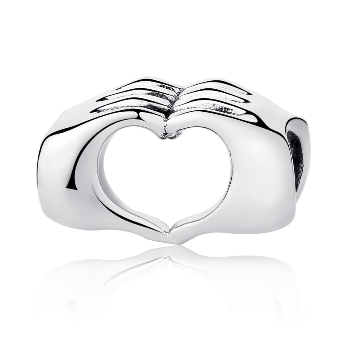 V562-94086240DBT-202504111952-00 925 Sterling Silver Hand In Hand Bracelet Beads Diy - Image 1