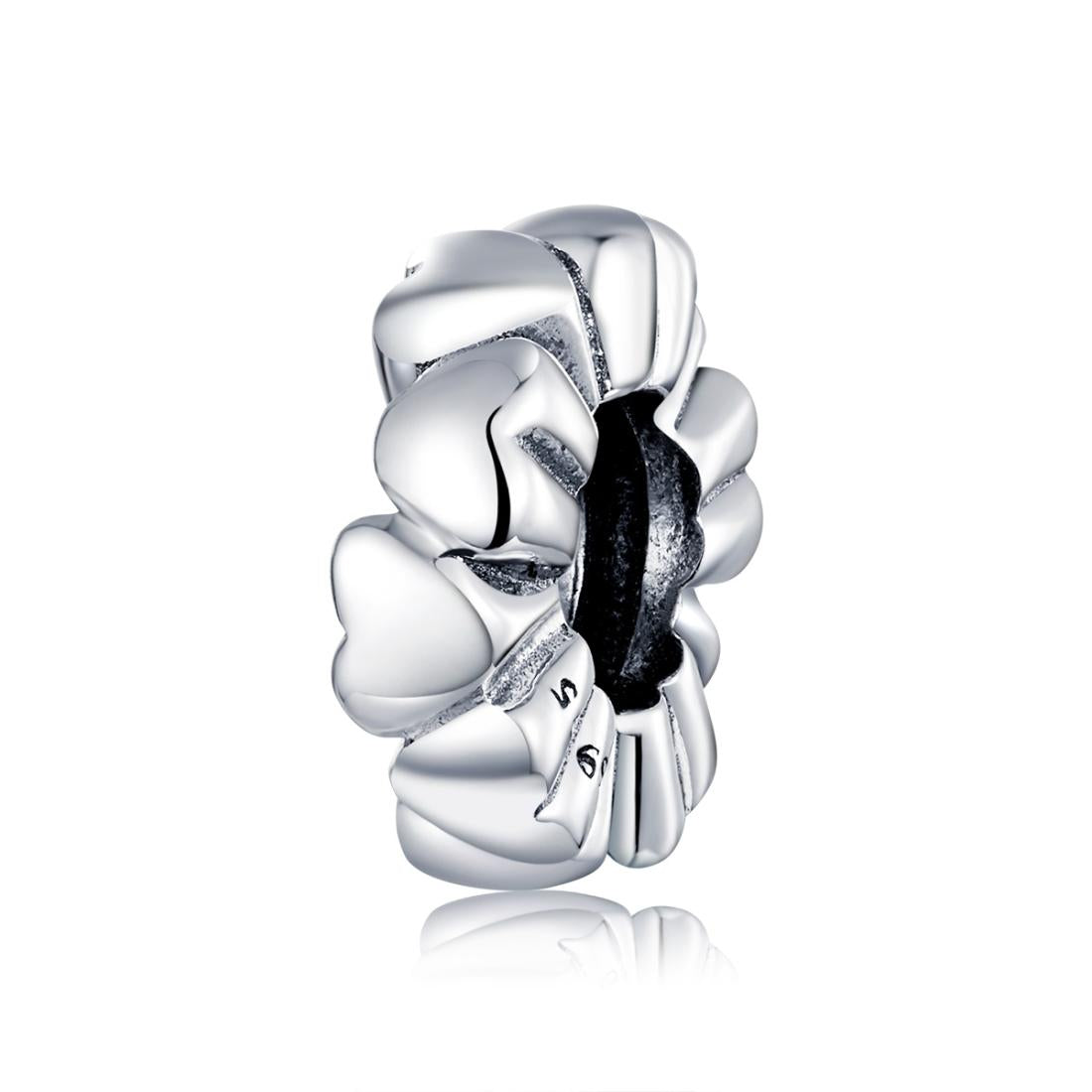 V562-984600ADE-202504111937-00 925 Sterling Silver Heart Beads For Diy Bracelets & Necklaces - Image 1