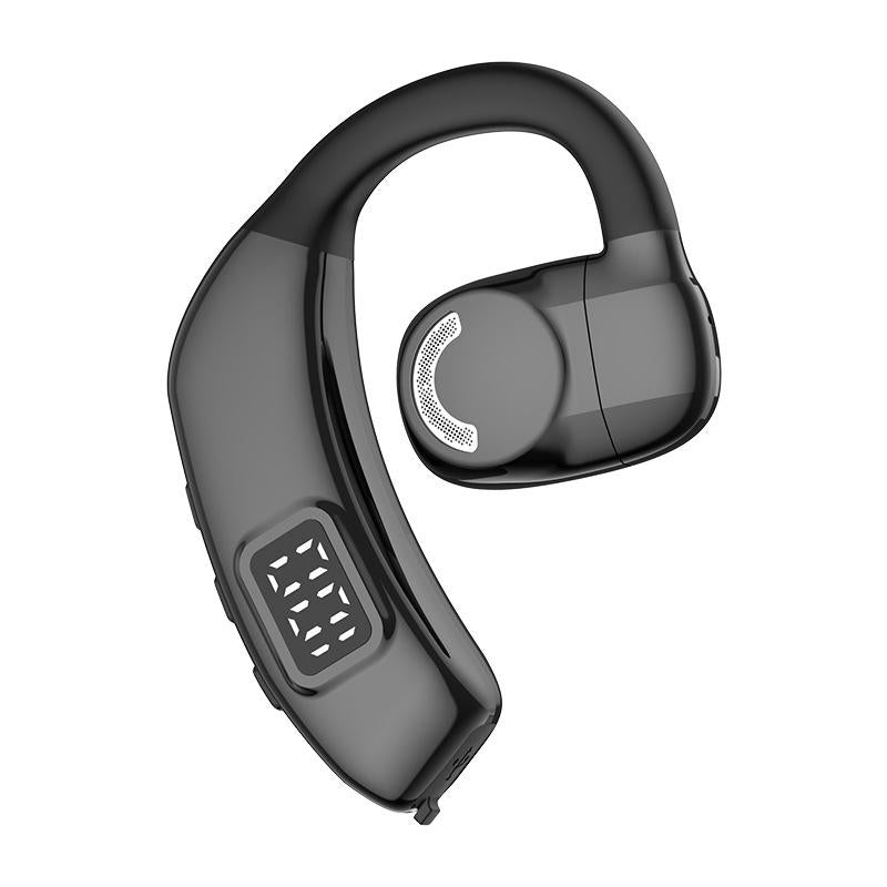 V562-A1001154060DBT-202505261900-00 Wireless Earbuds with Digital Display and Stereo Sound - Black - Image 1