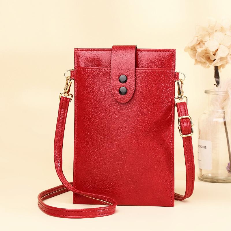 V562-A1004092060DBT-202505191521-00 Retro Mini Shoulder Bag For Casual Cross Body Use - Red - Image 1