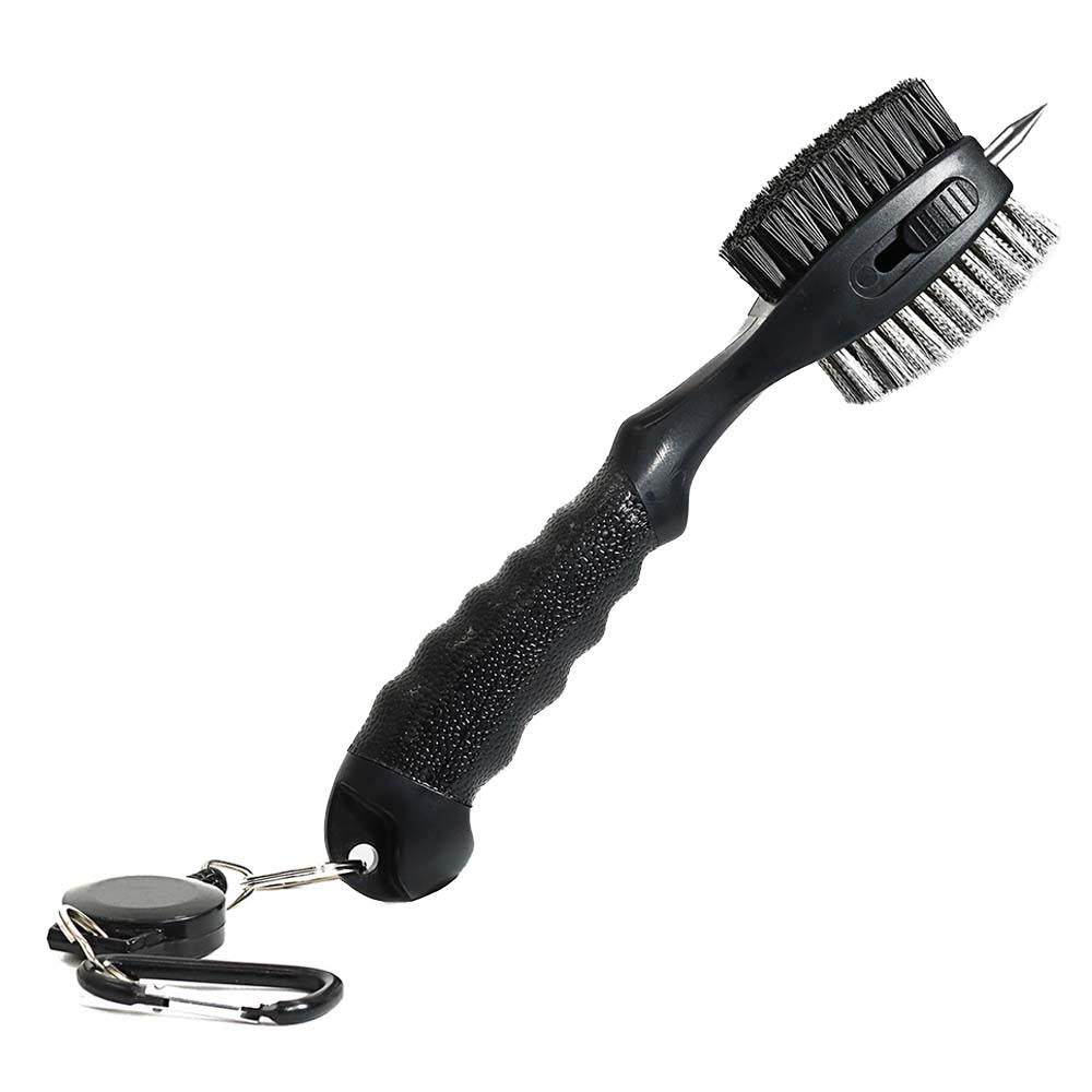 V562-A1008244060DBT-202503041740-00 Portable Golf Club Brush - Retractable - Black - Image 1