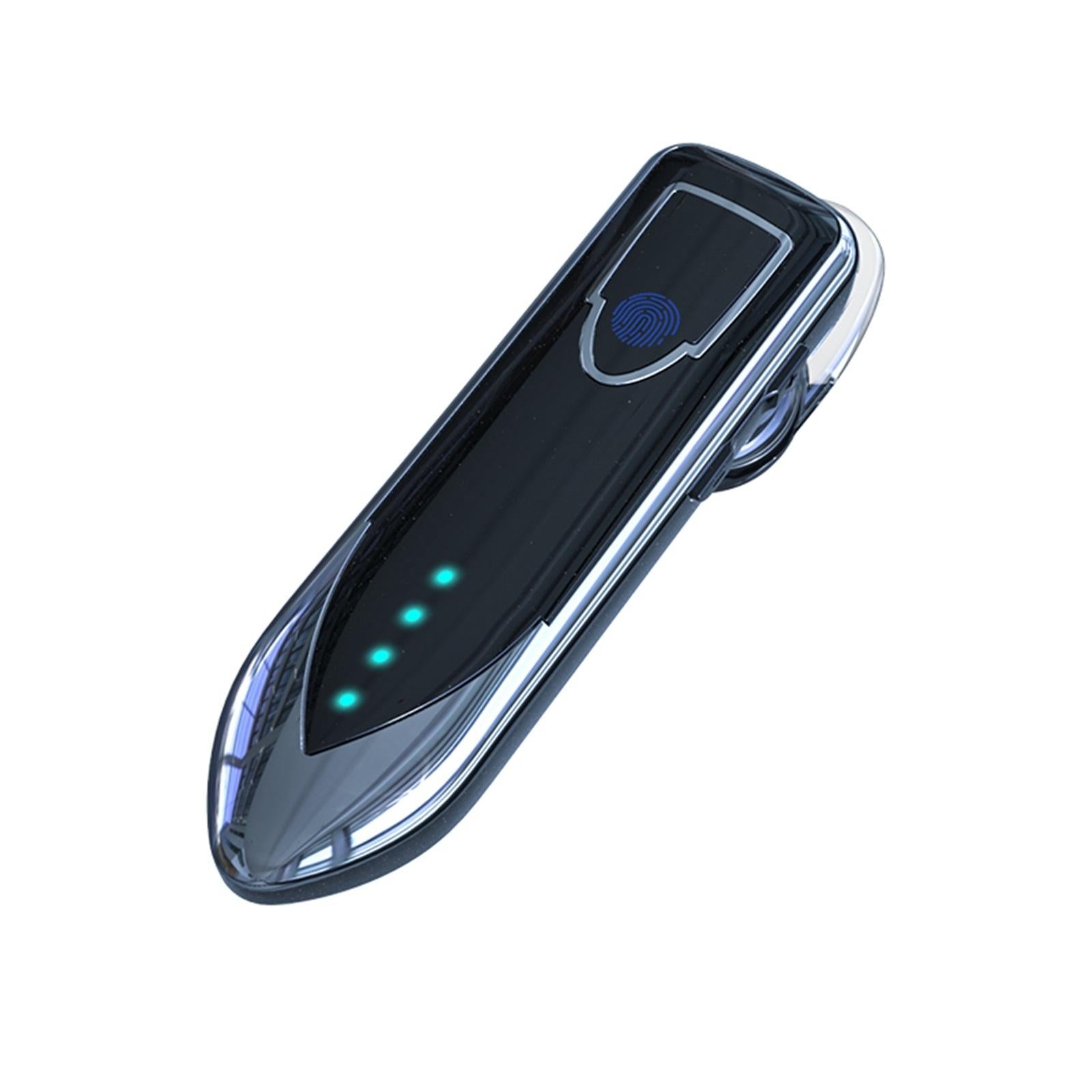 Business Style Bluetooth 5.0 Earphone with Touch Switch - Black