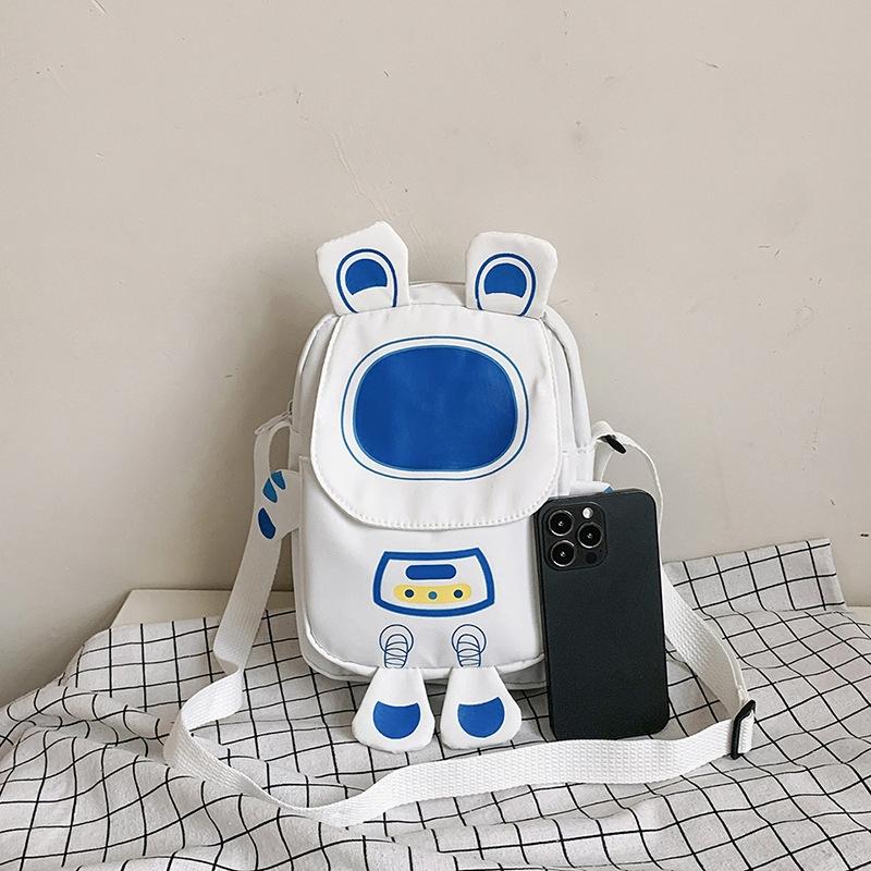 V562-A1013124060DBT-202505191601-00 Lightweight Cartoon Crossbody Bag For Students - Blue - Image 1