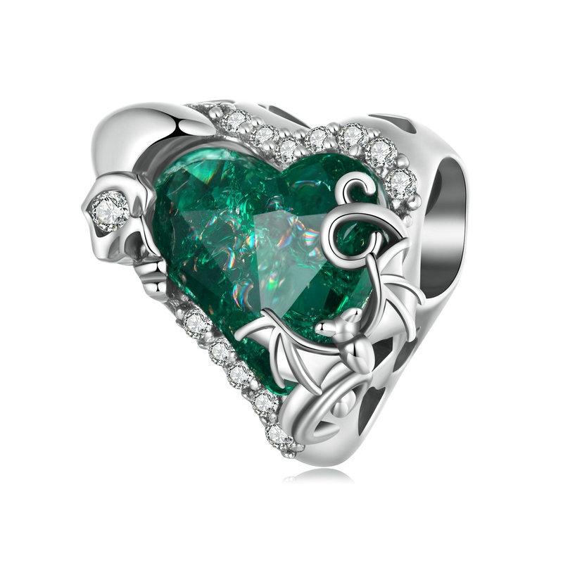 V562-A1013145060DBT-202504111645-00 925 Sterling Silver Retro Heart Shaped Beads In - Image 1
