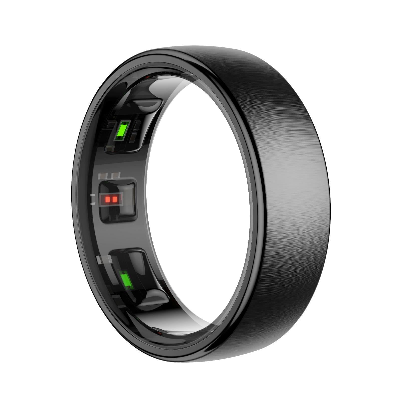 V562-A101397200AYS-202504281911-00 Smart Ring Heart Rate Blood Oxygen Sleep Sports Size 8 - Black - Image 1