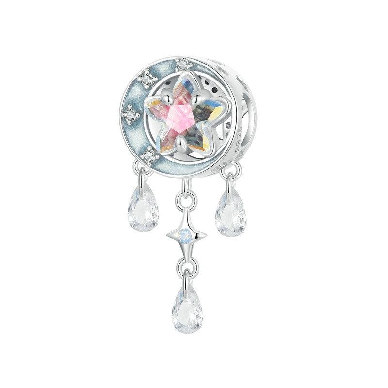 V562-A1014444060DBT-202504112026-00 925 Sterling Silver Dreamcatcher Tassel Beads - Image 1