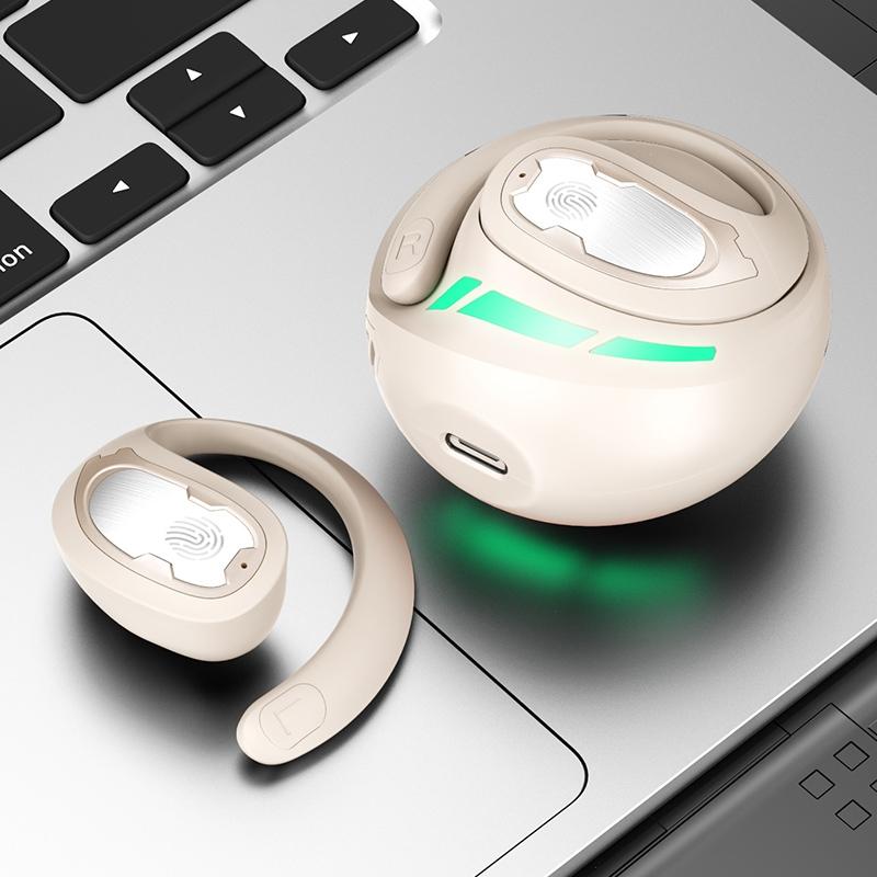 V562-A102319600ADE-202505261731-00 Wireless Bluetooth Earphones for Mechanical Planet - Ear-mounted - Beige - Image 1