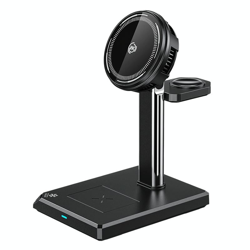 V562-A102490700ADE-202504212025-00 15W 4 In 1 Magnetic Wireless Charger Stand - Black - Image 1