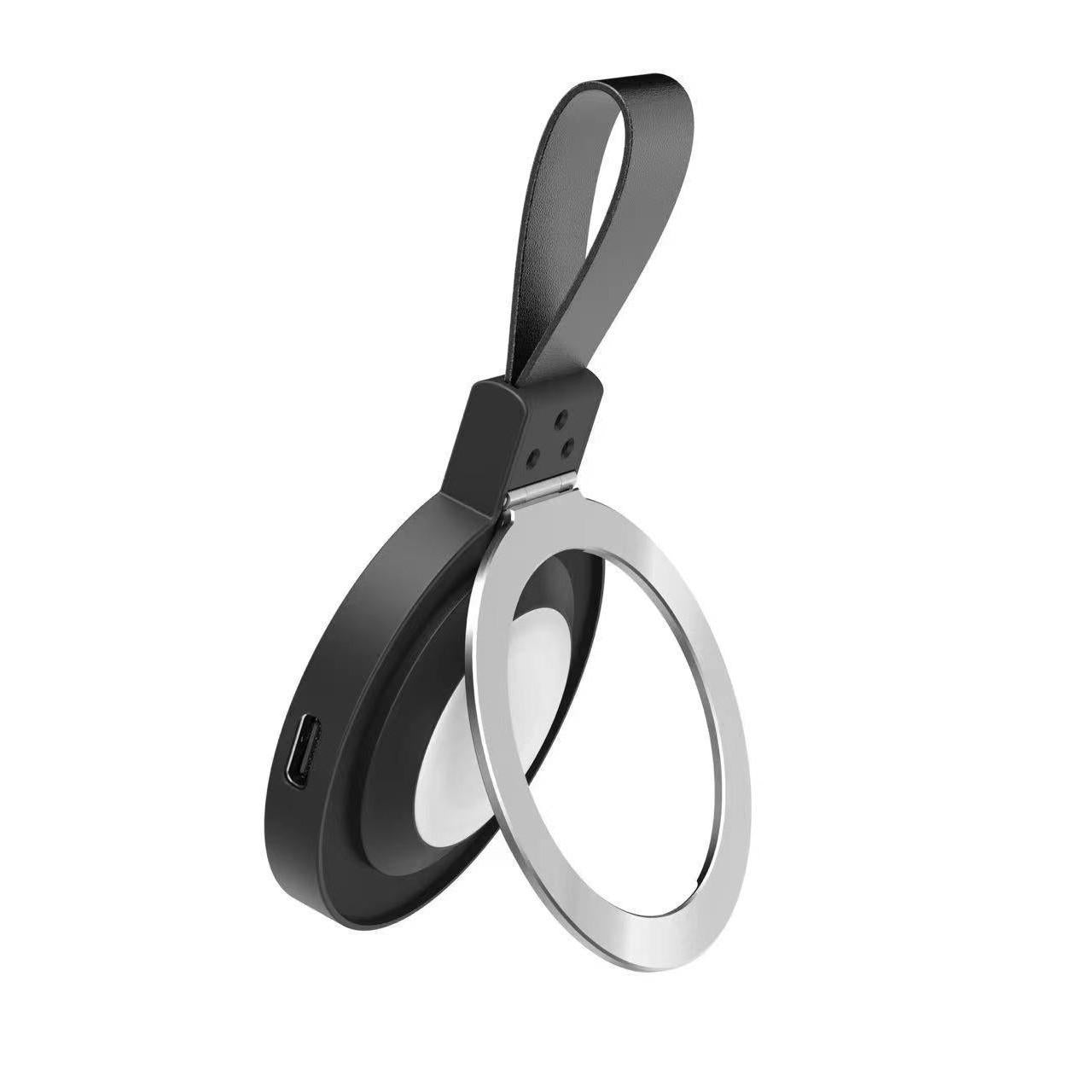V562-A1024954060DBT-202504211947-00 3 In 1 Magnetic Wireless Charger With Phone Ring Black - Image 1