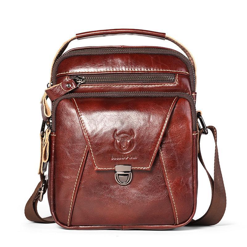 V562-A1025095060DBT-202505191511-00 Large Capacity Retro Cowhide Shoulder Bag Brown - Image 1