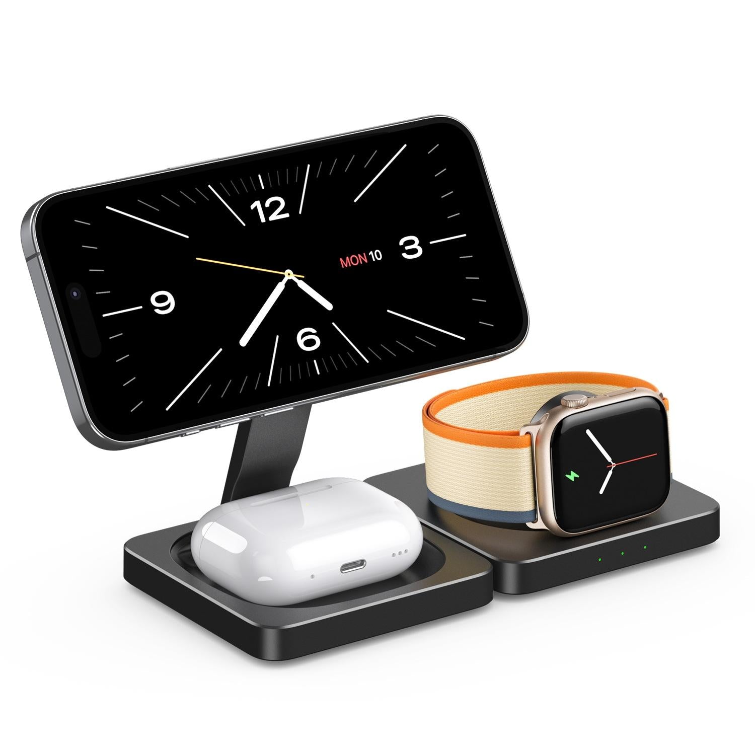 V562-A1026255060DBT-202504212046-00 Portable Magnetic Wireless Charger Fast Charging Black - Image 1