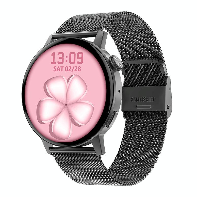 V562-A103227100AYS-202504252127-00 Smart Steel Watch With Colour Screen - Black - Image 1