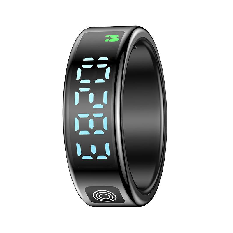 V562-A103328200AYS-202504281915-00 Smart Ring Hand Gestures Health Monitoring Sports Modes Size 10 - Black - Image 1