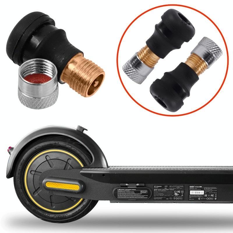 V562-A1035413060DBT-202503062155-00 2-pack Ninebot Max G30 Scooter Tires with Vacuum Nozzle - Black - Image 1
